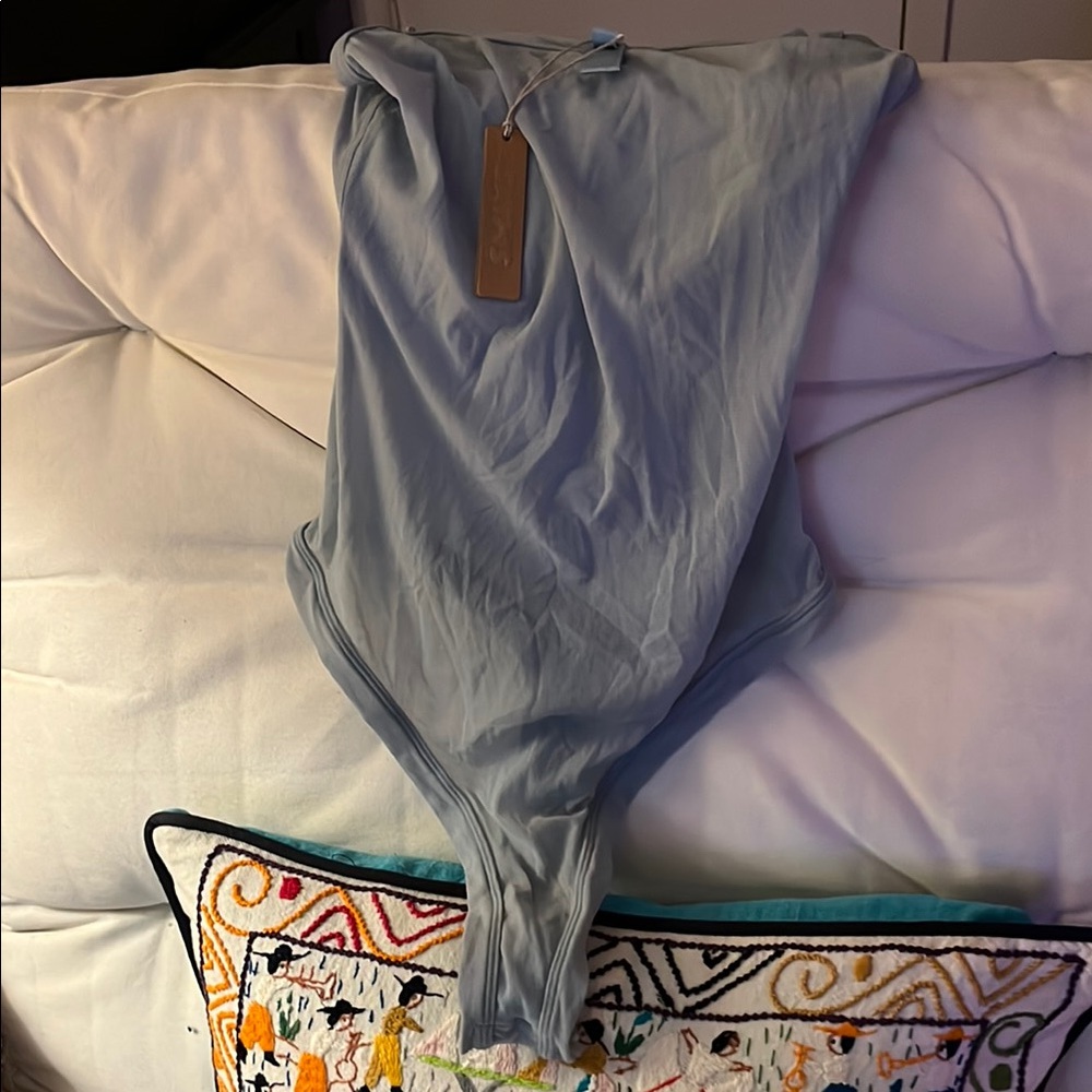 Skims Light Blue Bodysuit NWT